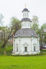 Fototapeta na wymiar Sergiyev Posad, Russia. - May, 2019: Trinity Sergius Lavra (monastery). Popular touristic landmark, UNESCO World Heritage Site.