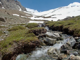 beautiful hiking in fann mountains nature in tajikistan