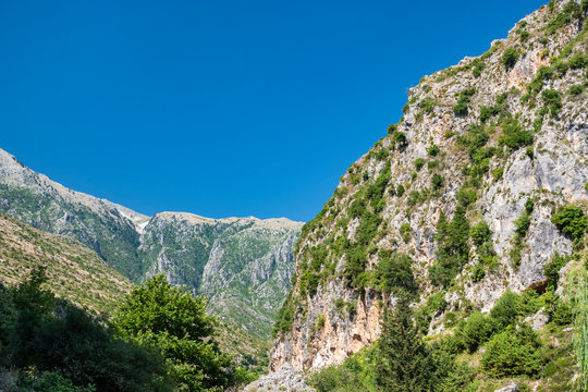 View Of Llogara National Park.