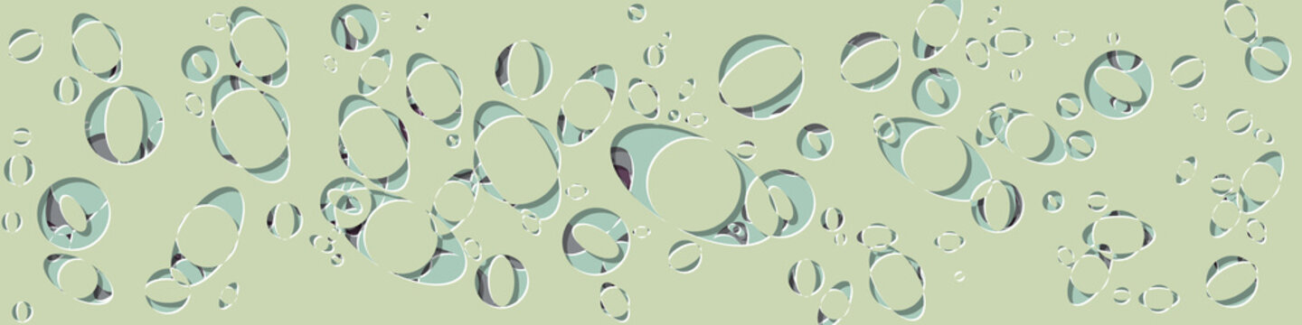 Abstract Generative Art color distributed ellipse holes background illustration