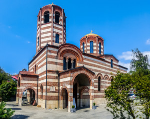 Fototapeta na wymiar Orthodox church dedicated to St. Nicholas. Batumi, Georgia