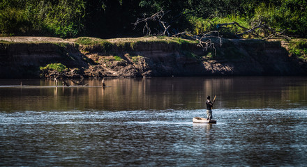 Leben im Luangwa River