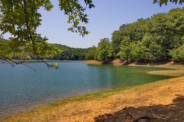 Hanbulan reservoir near the city of Lankaran