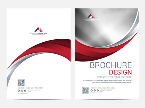 Brochure Layout template, Leaflet Flyer cover design background