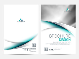 Brochure Layout template, Leaflet Flyer cover design background