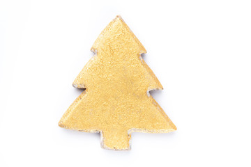 Christmas decor closeup on a white background. Isolated - Image