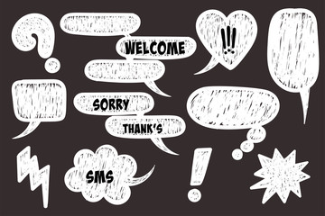 Comic book text speech bubble