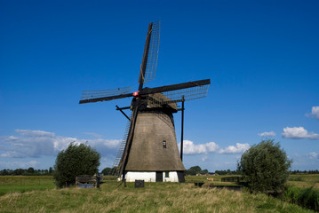 Fototapeta na wymiar Oude Doornse windmill