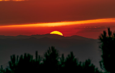 ATARDECER EN SIERRA NEVADA