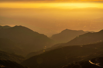Atardecer desde Sierra nevada