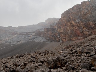 beautiful hiking in fann mountains nature in tajikistan