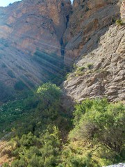 Obraz premium beautiful hiking in fann mountains nature in tajikistan