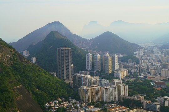 skyline of Rio de Janeiro, Brazil