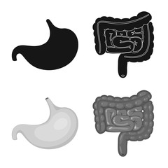 Vector design of biology and scientific symbol. Collection of biology and laboratory vector icon for stock.