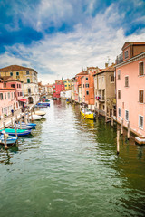 Obraz na płótnie Canvas Town Of Chioggia - Venice, Italy, Europe