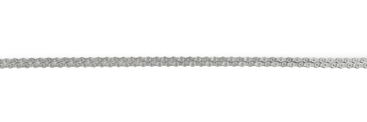 Bicycle chain isolated with clipping path