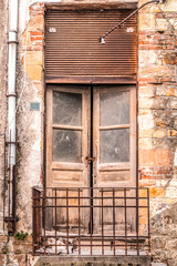 Old and beautiful ornate door