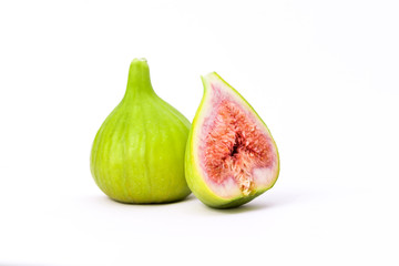 Figs isolated on white background