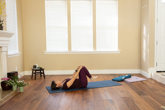Yoga Knees to Chest high