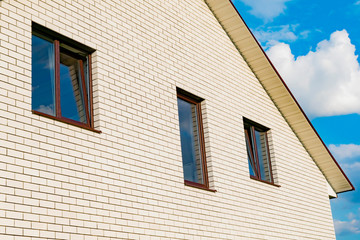 Laminated plastic Windows in the new house