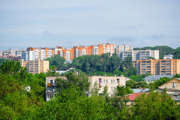 landscape with the image of the city of Smolensk, Russia