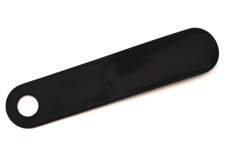 black Shoe spoon isolated on white background