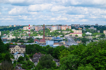 Fototapeta na wymiar Panorama of the city of Smolensk, Russia