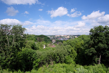 Fototapeta na wymiar Panorama of the city of Smolensk, Russia