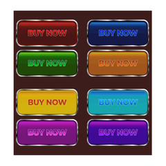 colorful simple retro style buttons set for game, mobile, flash, web, slot ui