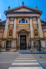 Verona, Italy - July, 11, 2019: church in a center of Verona, Italy