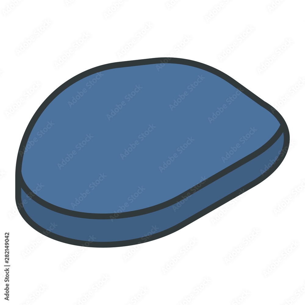 Poster computer mouse icon. isometric of computer mouse vector icon for web design isolated on white backgr