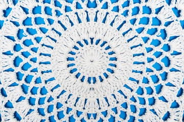 dreamcatcher made of cotton - close up