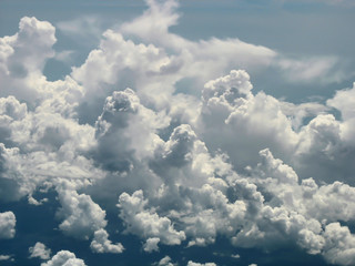Cumulus clouds