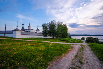 Veiw to Ferapontov Belozersk Monastery of the Nativity of the Virgin in Feraportovo, Russia