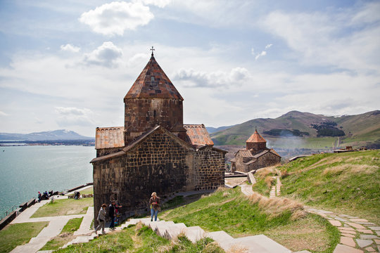 Armenia, 1st century monastery Sevanavank, Surb Arakelots. 