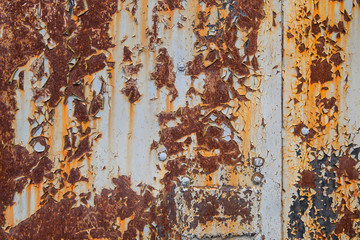 sheet metal painted and rust