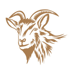 sheep and goat logo designs icon