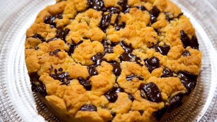 Chocolate Apple crumble