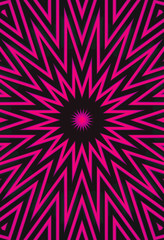 Magenta starburst abstract background