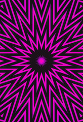 Pink starburst abstract background
