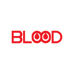 Blood Donation Care logo design vector