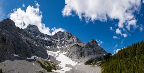 Naklejka na ściany i meble Panoramic View of C level Cirque, Banff National Park