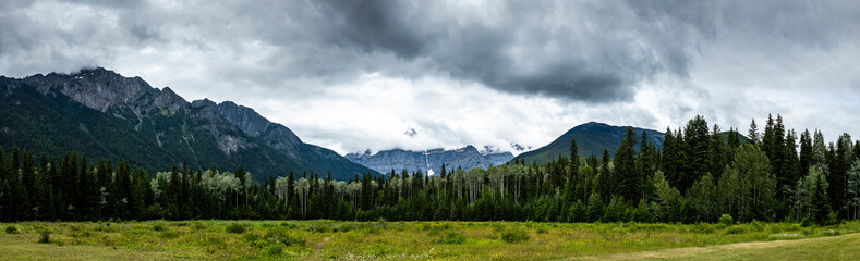Panoramic View of Mount Robson, Mount Robson Provincial Park British Columbia Canada
