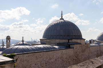 Suleymaniye Mosque in city of Istanbul, Turkey