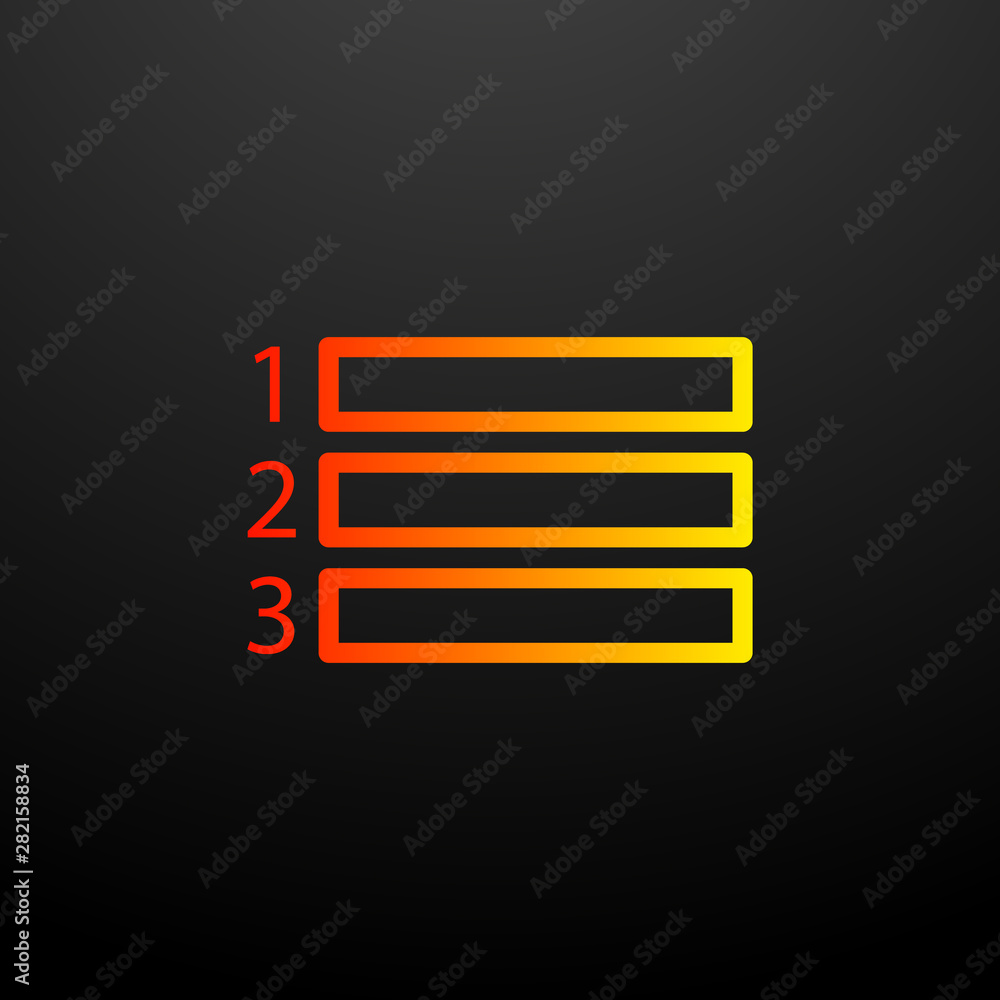 Poster equations 1 2 3 nolan icon. elements of science set. simple icon for websites, web design, mobile ap