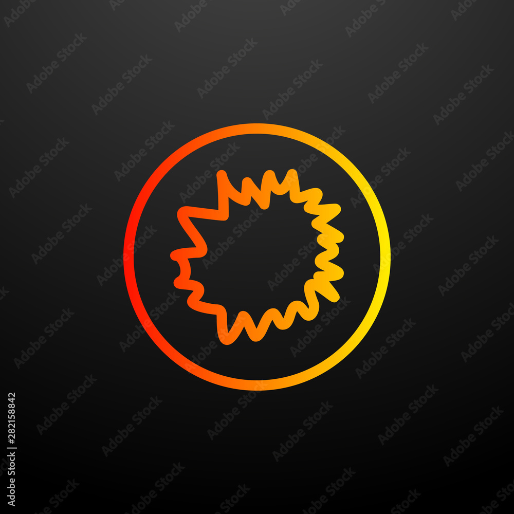Poster chemical test nolan icon. elements of science set. simple icon for websites, web design, mobile app,
