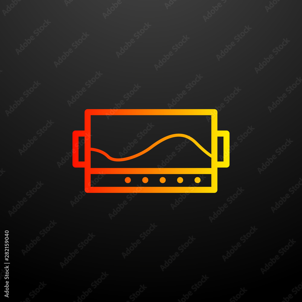 Poster laboratory screen nolan icon. elements of science set. simple icon for websites, web design, mobile 