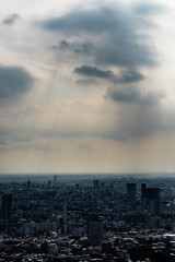 神秘的な東京の空　Mystical Tokyo Sky