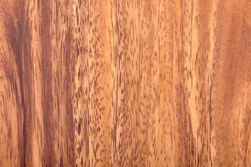Closeup view of acacia wood texture background
