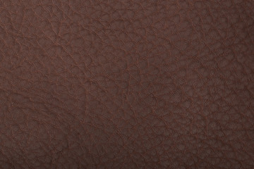 Macro shot of brown leather texture background